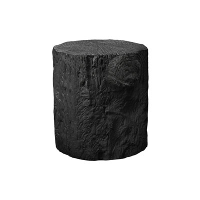 Accent Table, 25"h, Indoor Or Outdoor, Drum, End, Nightstand, Round, Side Table, Living Room, Bedroom, Black, Contemporary, Modern