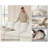Modular 4-piece Cloud Sectional Sofa With 27.6" Extra Deep Seats, 111”w Reversible Couches With Ottoman-513512299