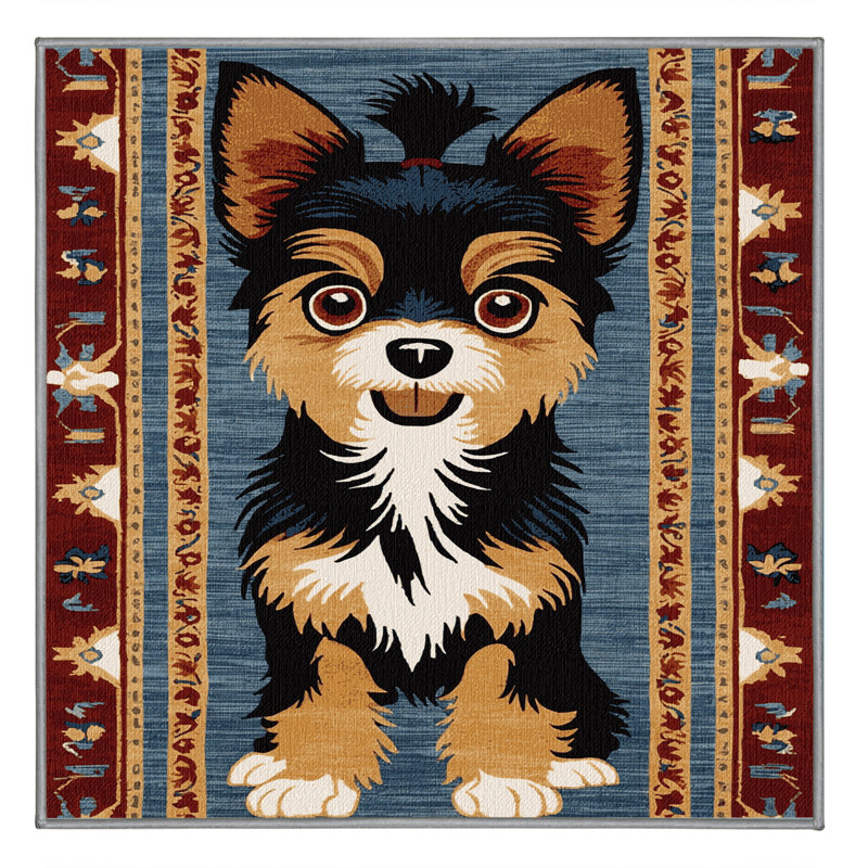  Tapis lavable pour jouets russes, Carré 6 pi
