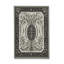 Tapis blanc tissé à motif lavable Mosso-1364849633