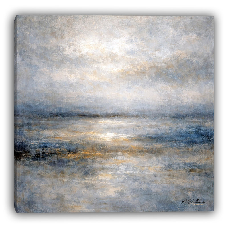 «Dawn Reflection», art mural sur toile tendue, L 12 po x H 12 po x P 1 po