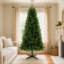 Arbre de Noël artificiel non éclairé 6 pi avec 490 pointes et base en plastique à 4 pieds