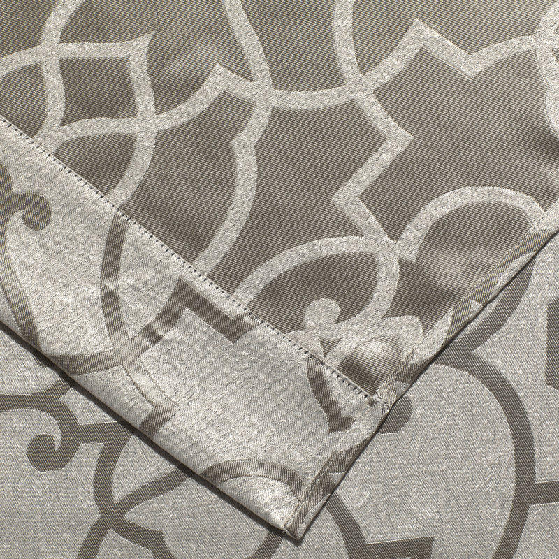 Manervia Blackout Curtain Pair, Linen/Taupe