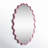 Anders Modern Wavy Framed Oval Wall Mirror-1168154348