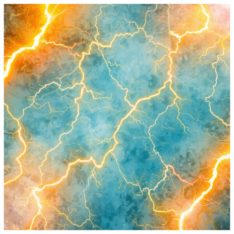 Housses de couette Electric Lightning Storm, Twin