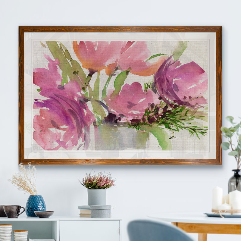 " Velvet II " by Paul Cezanne, Maple Framed Print, 28" H x 38" W x 1.25" D