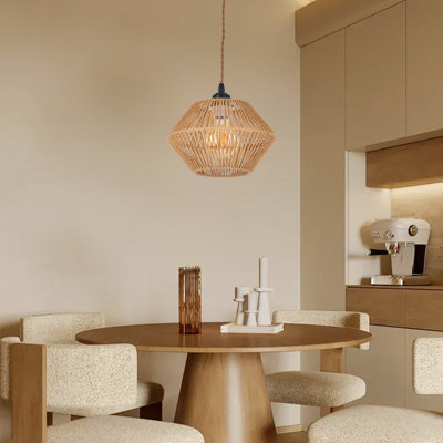 Plug in Pendant Light Boho Hanging Lamp Farmhouse 16FT