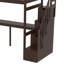 Lit simple Gihan avec bureau intégré