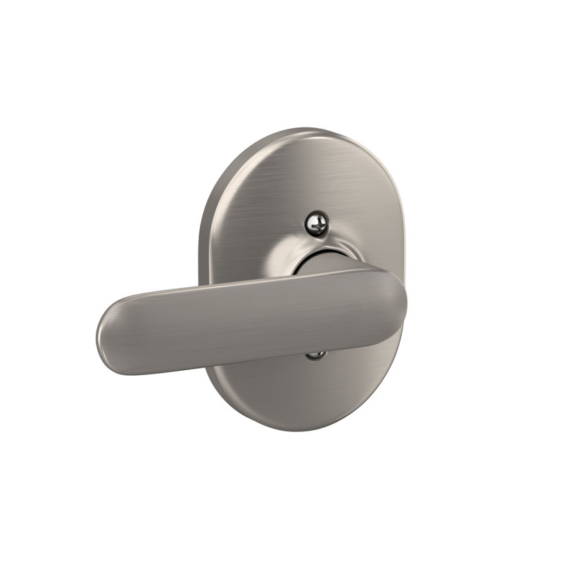 Davlin Lever With Remsen Trim Non-Turning Lock, Satin Nickel