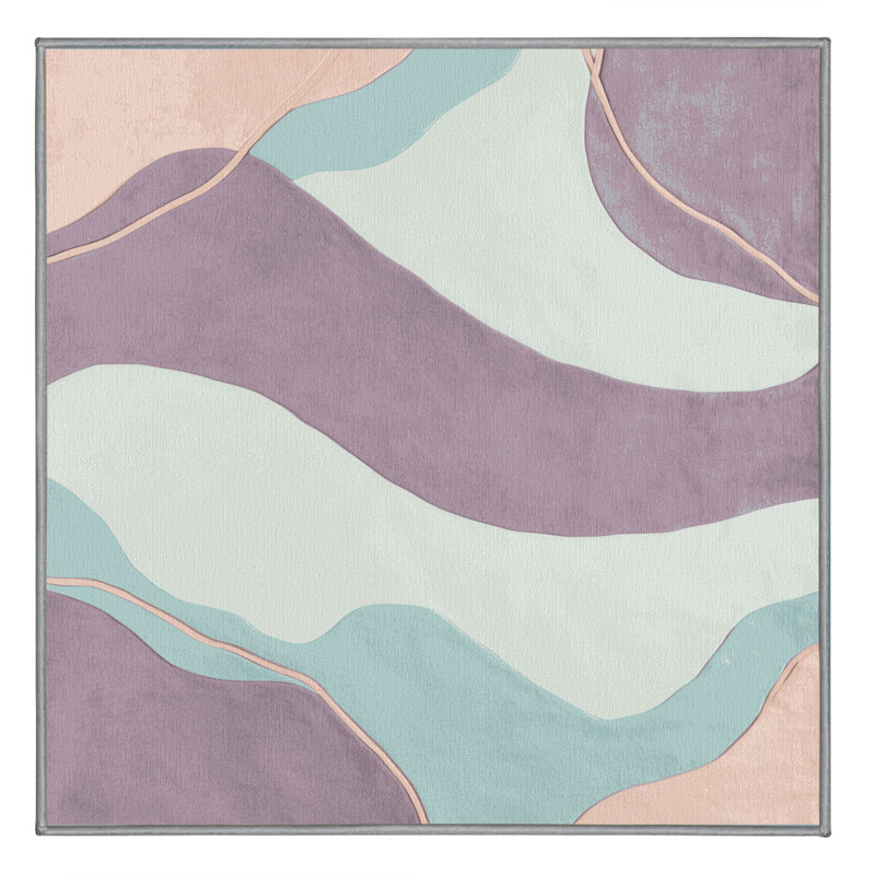 Amethyst Drift Rug, Square 7'