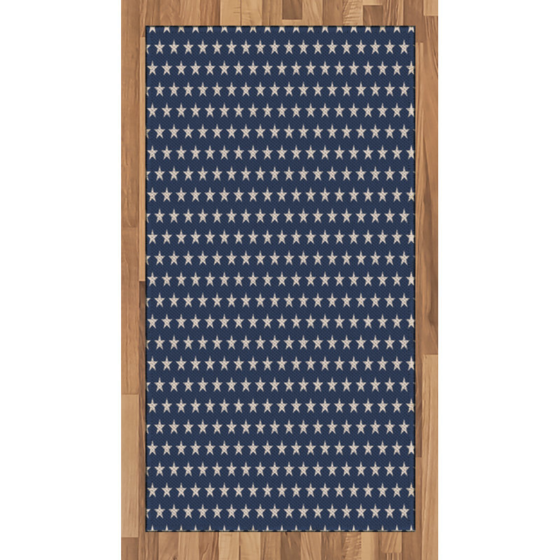 Star High Density Long Fiber Poly Threads Decorative Area Rug Carpet, Rectangle 2'7" x 5'