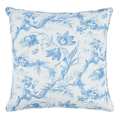 Toile De Fleurs Pillow