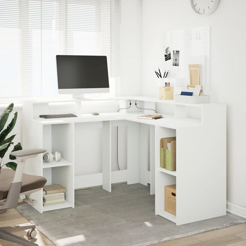 Computer Desk, White