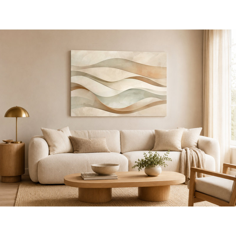 Art mural sur toile Sage Drift, H 36 po x l 48 po x P 1,5 po
