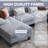 Rudhi Corduroy U-Shaped Sectional-1337928851