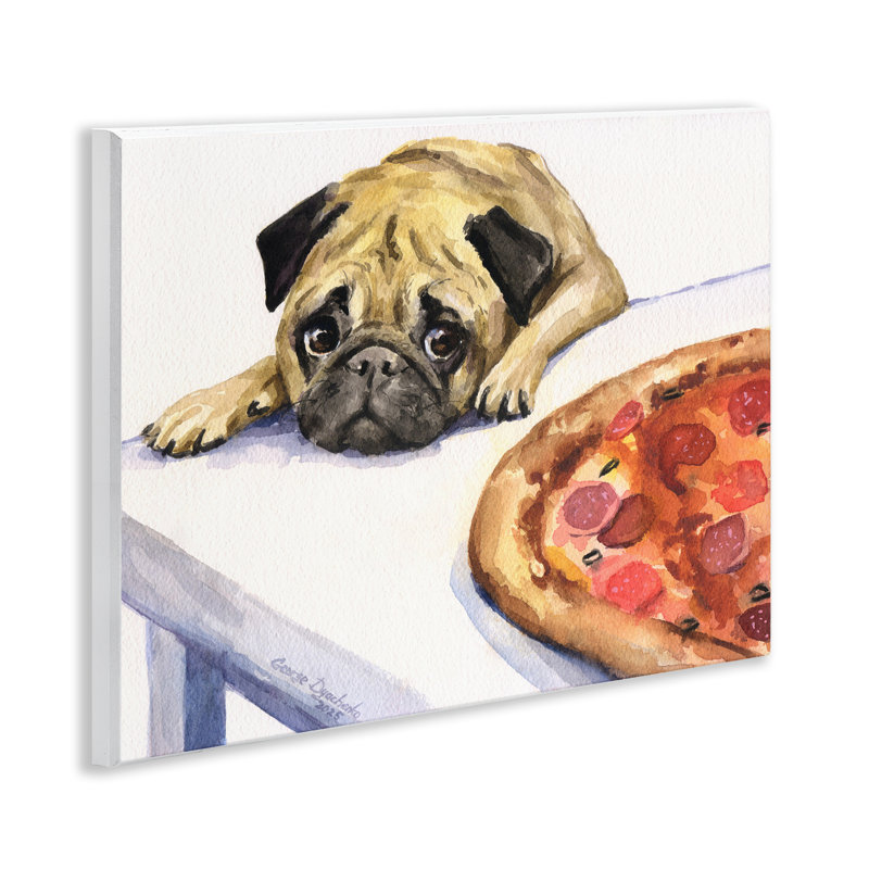 Carlin, carlin, veut vraiment une pizza, plaque murale, conception par George Dyachenko