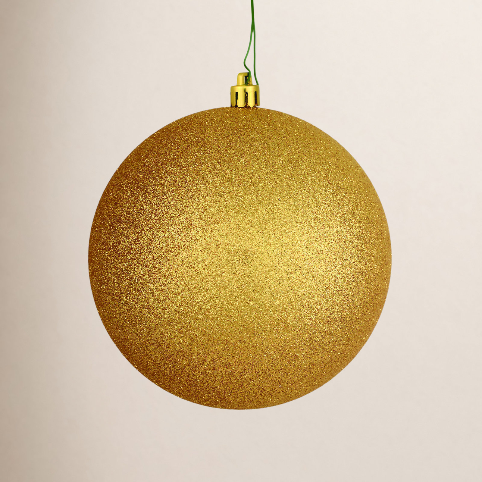 The Holiday Aisle® 4" Shatterproof Bauble, 3" H x 3" W x 3" D, Copper Gold