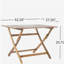 Table pliable Positano 43,5 po-658255358
