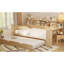 Lit de jour en bois avec lit gigogne simple et bureau pratique avec rangement - Fabrication en bois de qualité-1389151266-1389151264