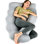 Coussin rafraîchissant pour dormir avec une housse soyeuse, un soutien pour le dos, les jambes et le ventre pour les femmes enceintes (51 pouces)