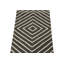 Hand Knotted Wool Area Rug in Gray