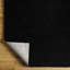 Black Modern Shaggy Rug, Plain Anti Slip Easy to Clean Rug For Living Room, Dining Room, Bedroom, Kitchen-1227508803