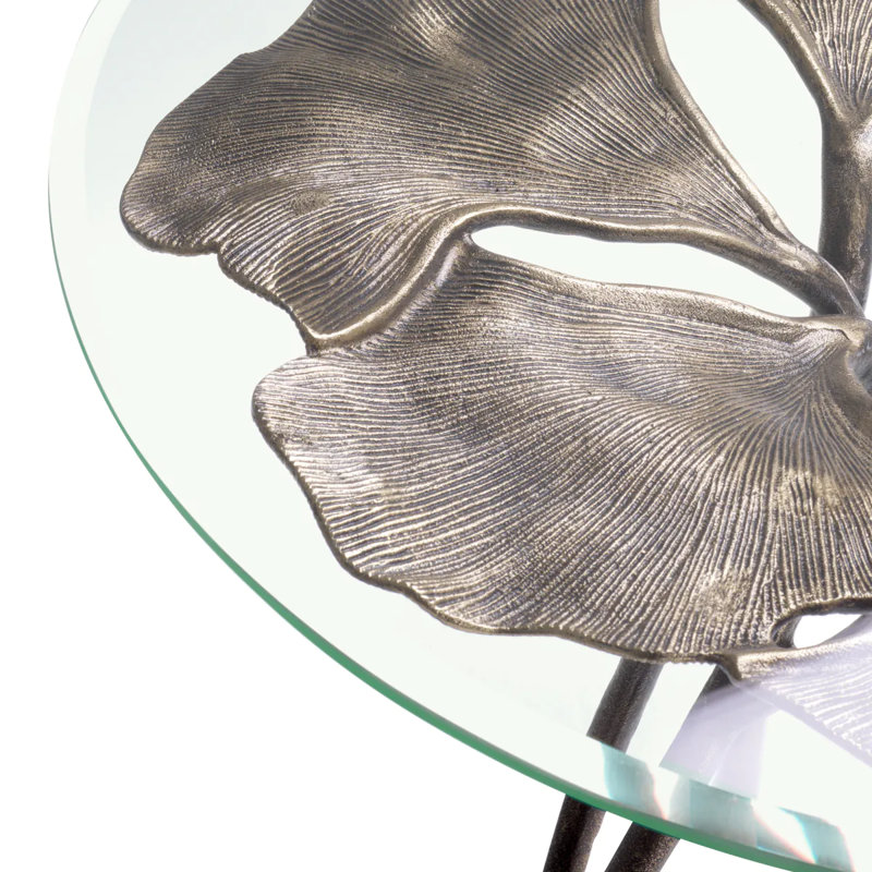 Poseidon Glass End Table