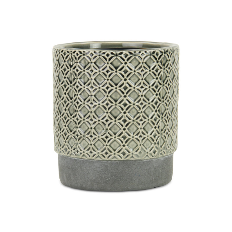 Jardinières en pot, H 6,75 po x l 6 po x P 6 po, Brun