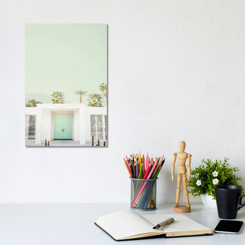 Mint Palm Springs - Wrapped Canvas Print, 20.32 cm H x 30.48 cm W