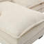 Canapé modulaire en U en chenille avec canapé rembourré élégant et confortable