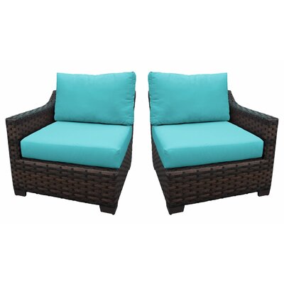 Kathy Ireland Homes & Gardens River Brook Left Arm Sofa And Right Arm Sofa -  kathy ireland Homes & Gardens by TK Classics, KI043B-LRAS-ARUBA