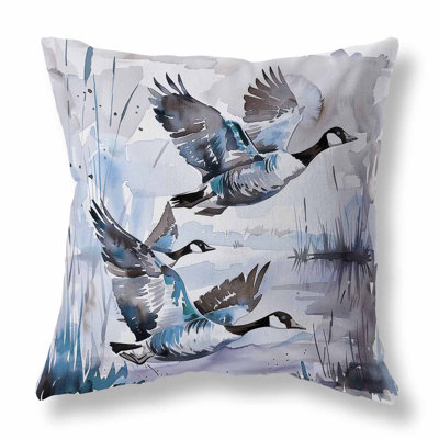 Three Geese Indoor/Outdoor Pillow