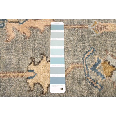 Finest Agra Jaipur Teal Rug 9'3" x 12'10"