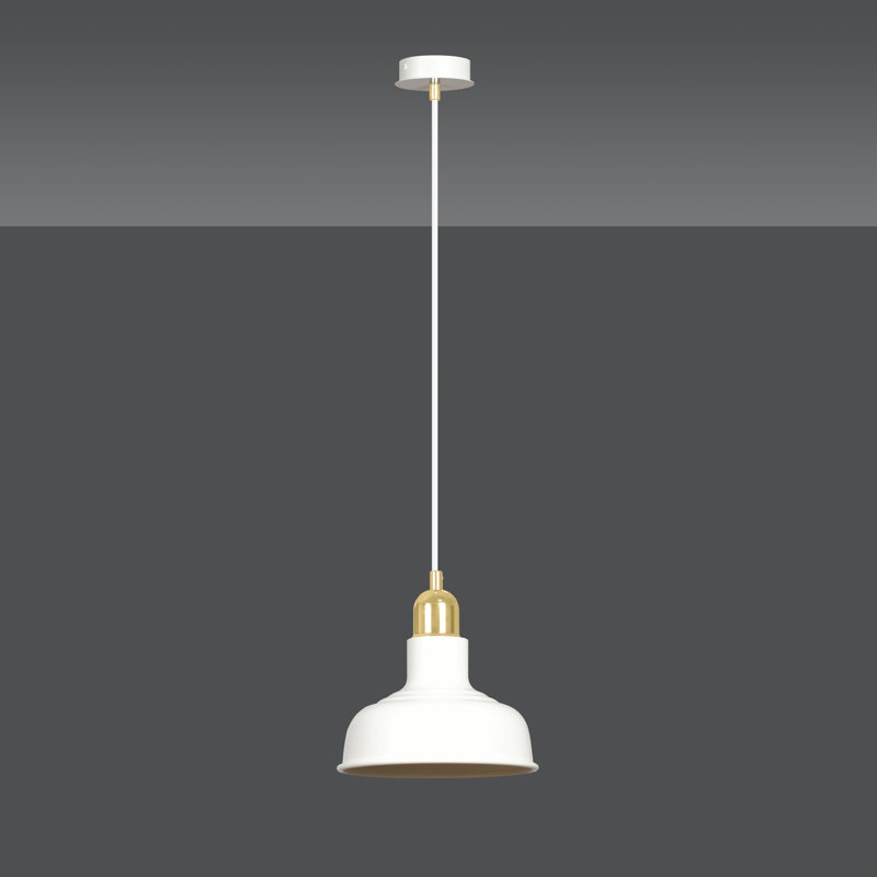 Greig 1 - Light Dome Pendant, White