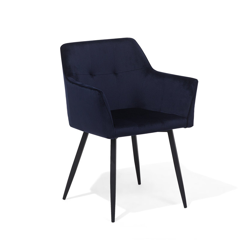 Willenhall 41cm H Tufted Armchair, Dark Blue