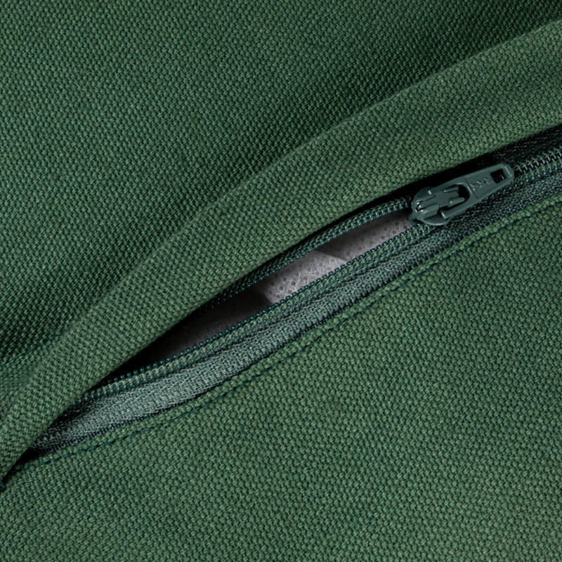 Oreiller carré en coton brodé avec motif