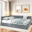 Lit tapissier avec 2 tiroirs Torres-1573805401