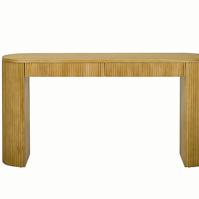 Console sophistiquée à rayures verticales, convient au vestibule, au couloir, au salon, à la chambre à coucher et à la salle à manger