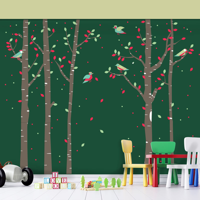 Birchtree Forest Wall Sticker, Single