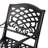 Of 2 Arm Chairs - Intricate Design And Floral Accents Rust- Aluminium Frame 26.03" W X 22.58" D 35.3" H Assembly Required Pattern Details