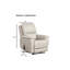 Fauteuil relevable de style contemporain avec accoudoirs en forme de selle et port USB