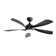 52 Inch Modern Ceiling Fan With 3 Colour Dimmable Led Light 5 Abs Blades Remote Control Reversible Dc Motor
