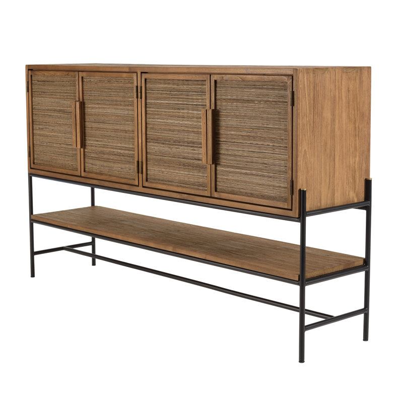 Aelish 169.5cm Solid Wood Sideboard
