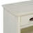Vintage Wood Accent Chest, Console Table With 3 Water Hyacinth Woven Baskets-1326829789
