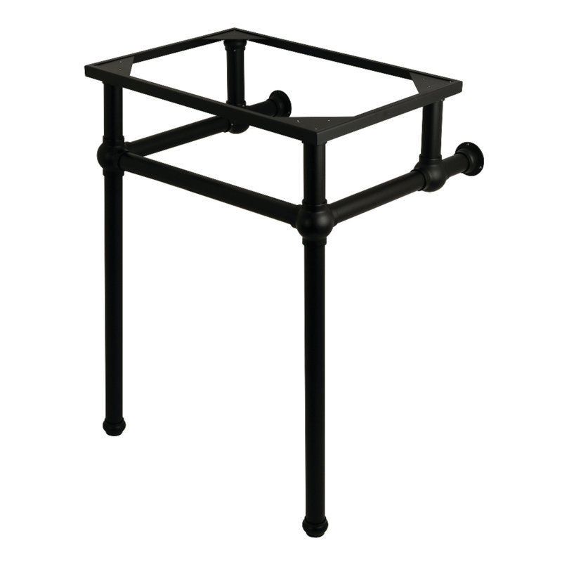 Kingston Brass Templeton Brass Console Sink Legs, Matte Black
