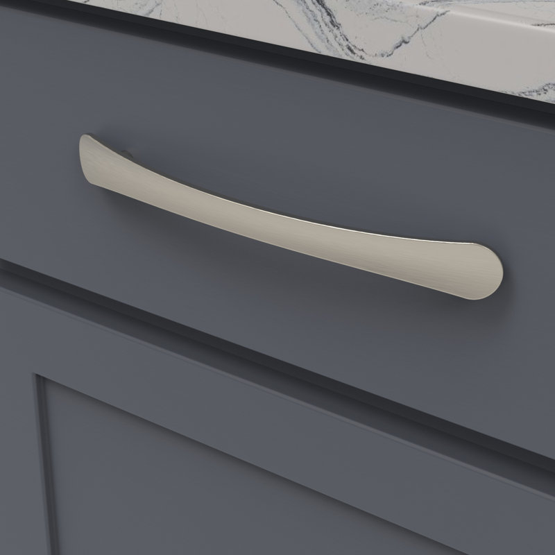 Vale Collection Pull, Satin Nickel, 7 9/16" inch