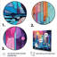 Midnight Cityscape Spectrum 3 - art mural paysage urbain-1801473947-1801473938
