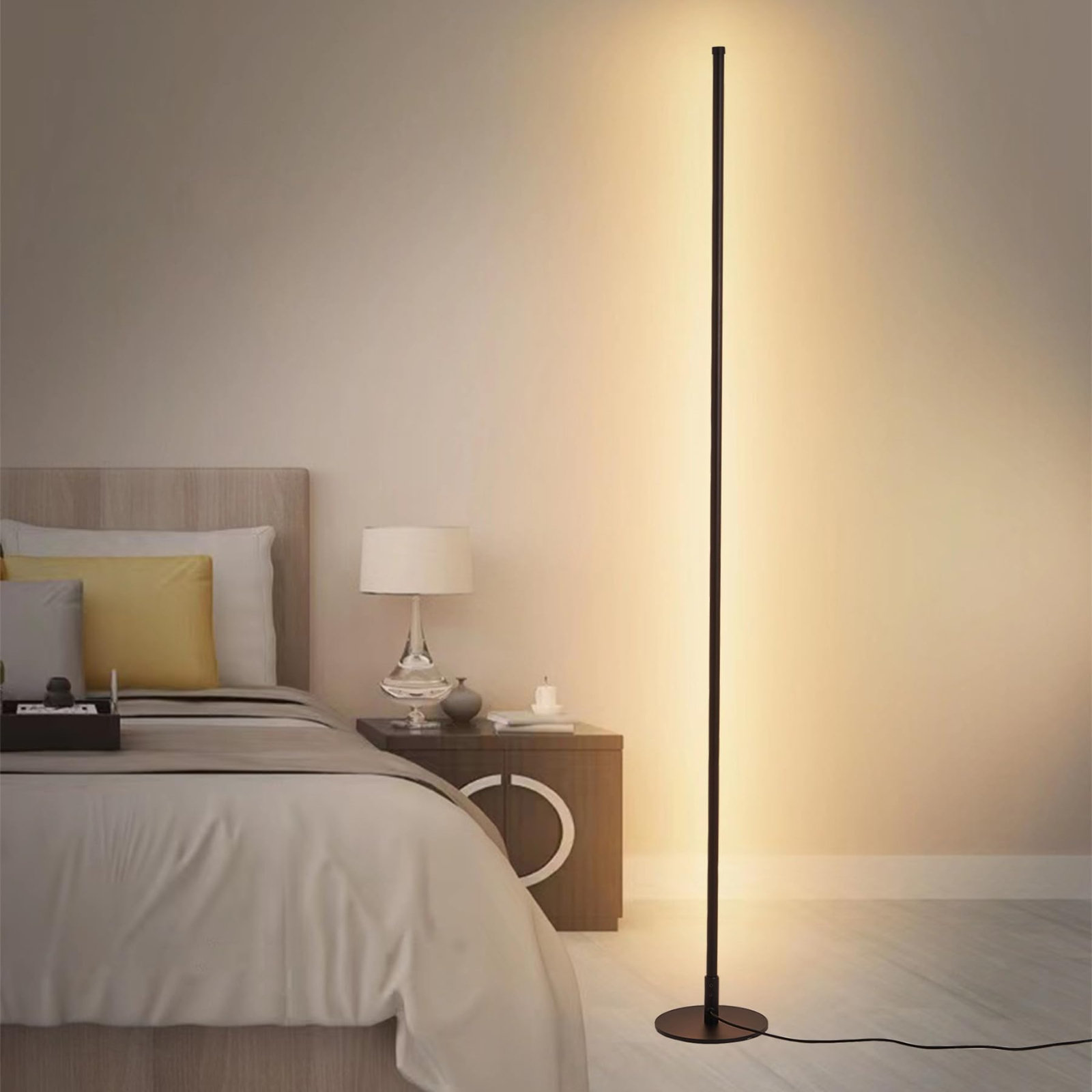 Ivy Bronx Aspin Modern Corner Floor Lamp 