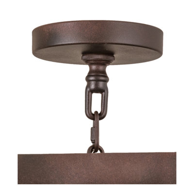 Luminaire suspendu fantaisie à 6 lumières Jaiani
