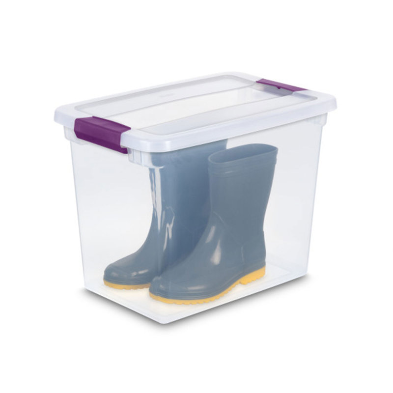 Contenant de rangement avec couvercle transparent Sterilite